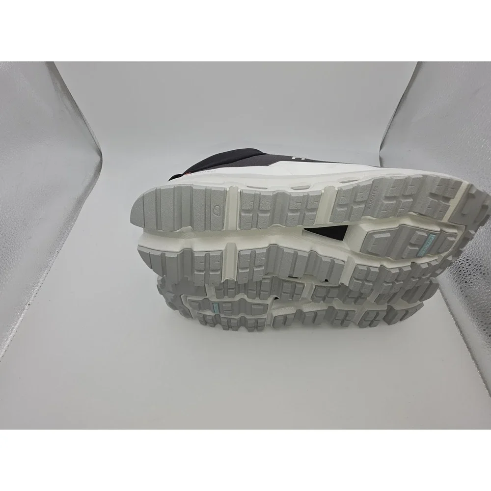 On Youth  Cloudhero Mid Waterproof Hiking Boots  Black & White Size 6.5
